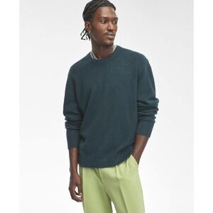 Mode of One Mens Deep Malachite Teal Crewneck Sweater Small New